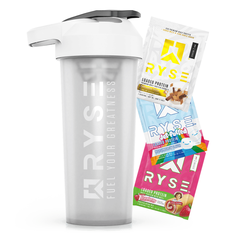 Loaded Protein Samples Variety Pack + Free SportShaker M2